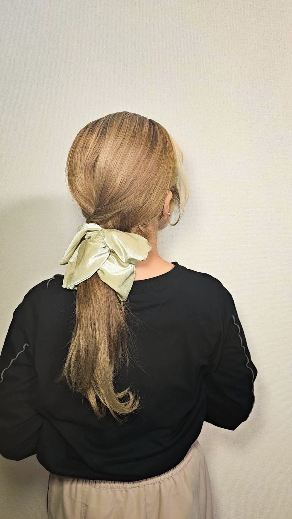 スクエアボリュームシュシュ